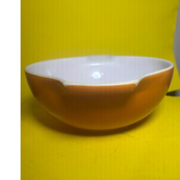 PYREX Autumn Harvest Wheat 443 Cinderella Mixing Bowl 2.5L Orange Vintage - Picture 3 of 8